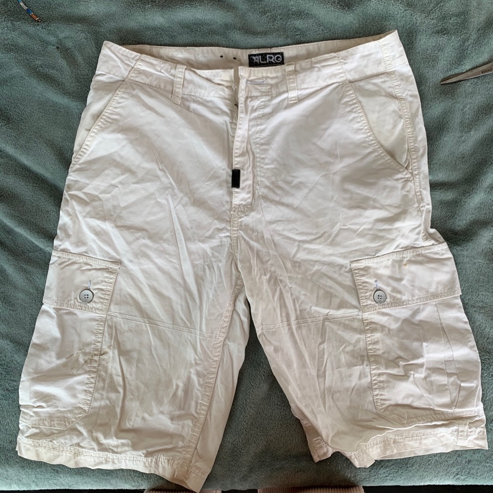 LRG white shorts